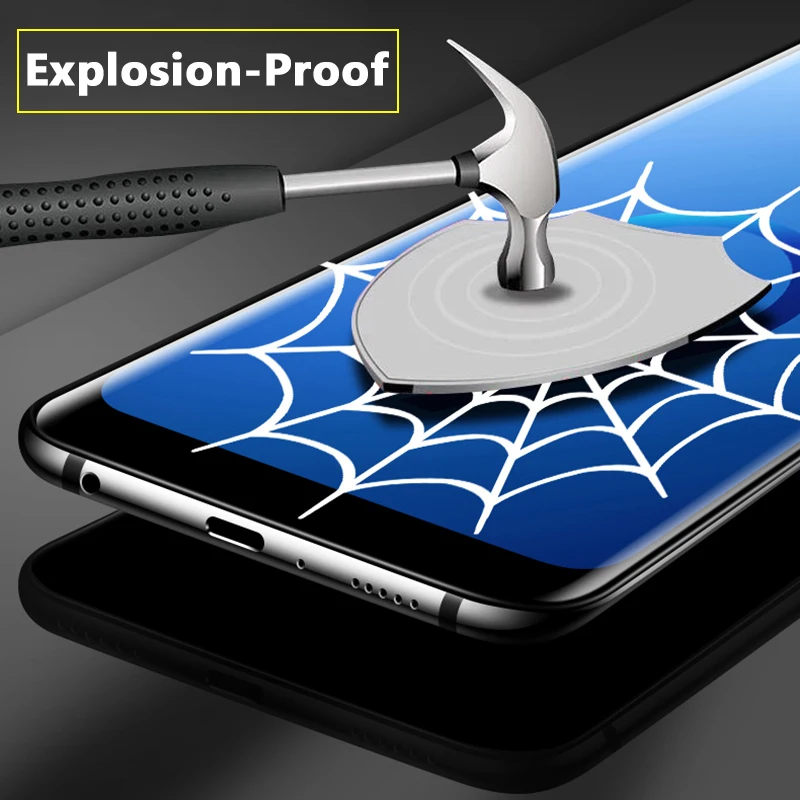 100D Экран протектор Закаленное Стекло для samsung Galaxy Note 10 плюс защитный Стекло для samsung Note 8, 9, 10, плюс S10 5g S10e