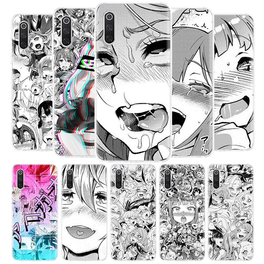 

Anime Girl Japan Manga Face Cover Phone Case for Xiaomi Redmi Note 9S 10S 11 10 9 8 Pro 8T 7 6 9A 9C 9T 7A 8A 6A K40 Luxury