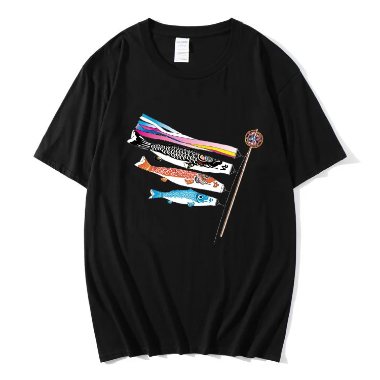 

Футболка для мальчиков с надписью, свободные женские Camiseta 100% хлопковая футболка, повседневный спортивный костюм с короткими рукавами Карп ...