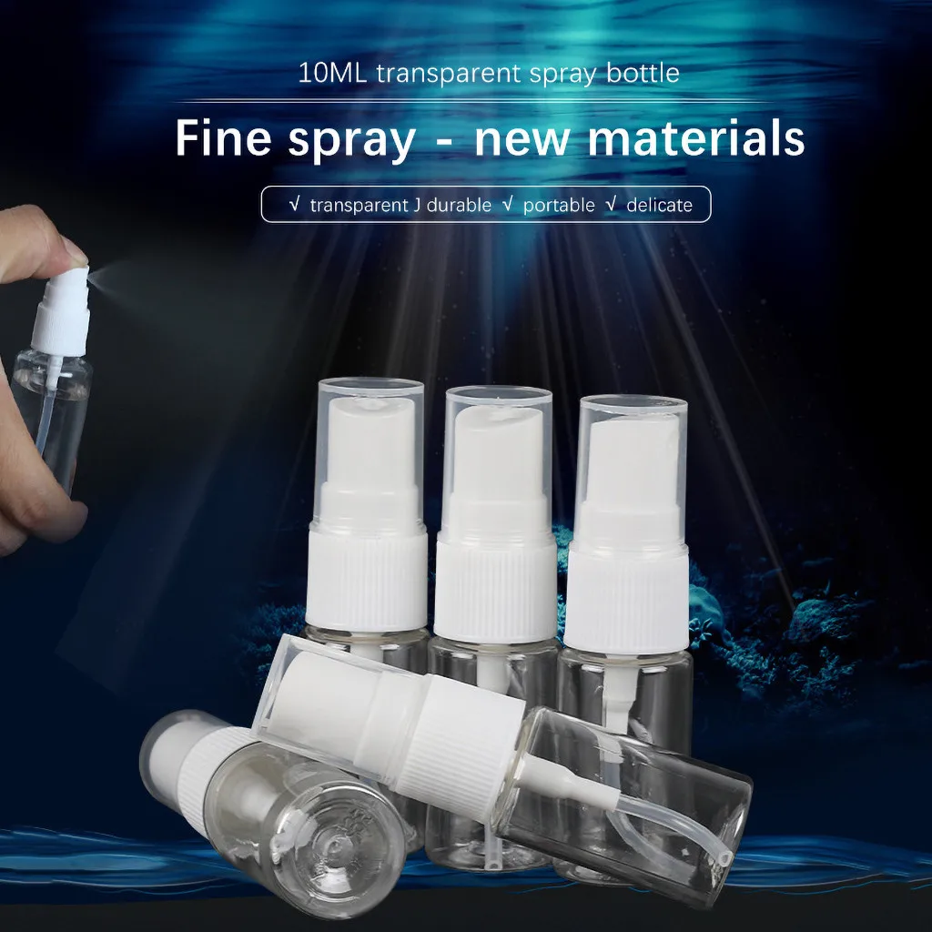 10 мл портативная дезинфекционная бутылка с пульверизатором для путешествий