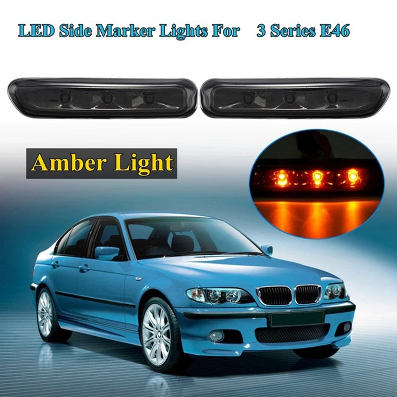 

For-BMW 3 Series E46 316I 318I 325I X3 E83 E90 4D/2D 1999-2003 Turn Indicator Side Marker Lamp Turn Signal Light