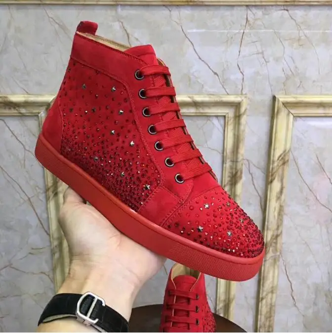 

Кроссовки Kaeve мужские из натуральной кожи, модная повседневная обувь на плоской подошве, со сверкающими звездами, со шнуровкой, на весну-осе...