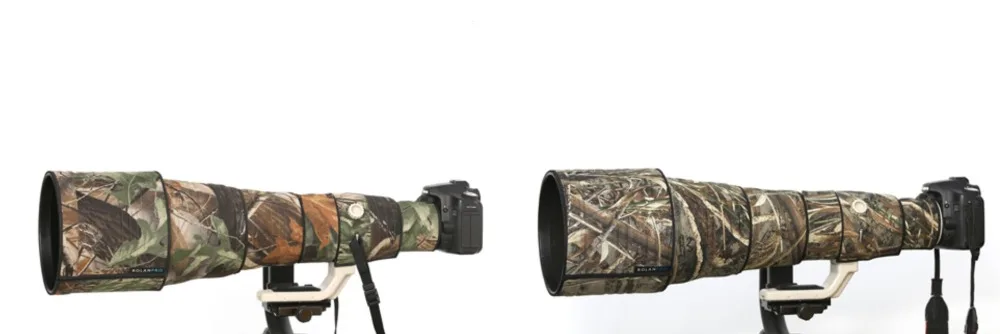 Линзы rolanpro одежда камуфляж дождевик для Canon EF 400 мм F/2,8 L IS II USM объектив защитный чехол пистолеты рукав камера пальто