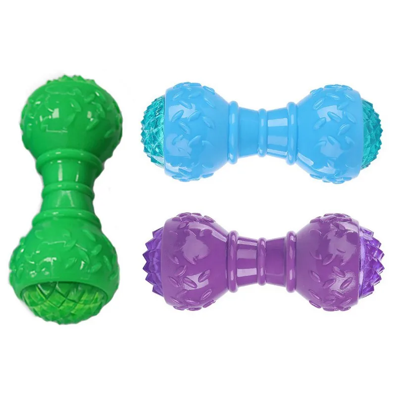 Виниловая вокальная устойчивая к укусам Интерактивная светящаяся кость игрушка