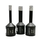 3 шт.компл. ВАКУУМНОЙ ПАЙКИ DIAMOND сухой бурения Биты диаметр 6 мм + 8 мм + 10 мм (14 