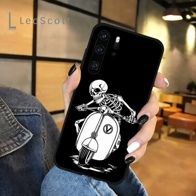 

skull space cool Phone Case For Huawei honor Mate P 9 10 20 30 40 Pro 10i 7 8 a x Lite nova 5t