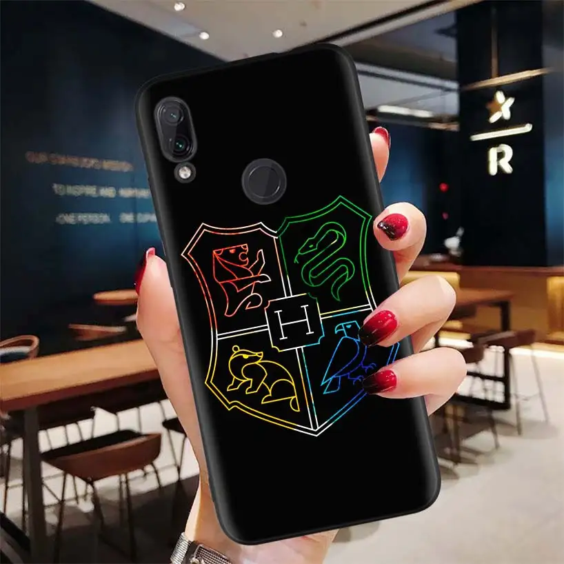 BD180-2 Черный чехол Potter Love для Xiao mi Red mi Note 8 7 7S 7A 6 S2 GO K20 Pro+ 6A mi 6X 5X A1 CC 9 8 мягкий чехол для телефона - Цвет: BD180-2