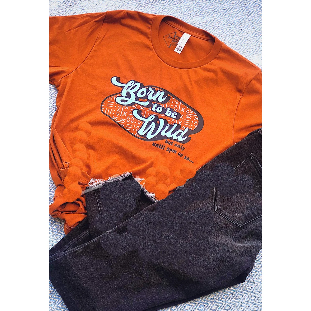 

Забавные женские футболки Born To Be Wild с графическим рисунком в стиле ретро 80-90-х годов футболки в стиле Харадзюку свободные хлопковые летние п...