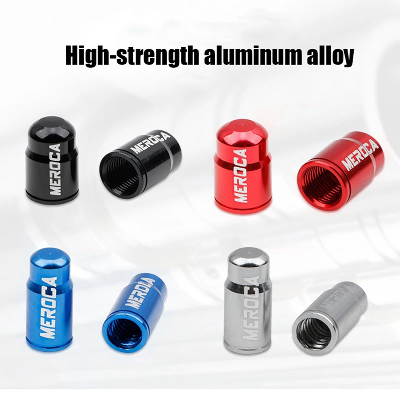 

2pcs Aluminum Alloy Bicycle Tire Valve Cap French Mouth/beauty Mouth Valve Cap Dust Cover Mountain Bike Nut Bicycle Accessories