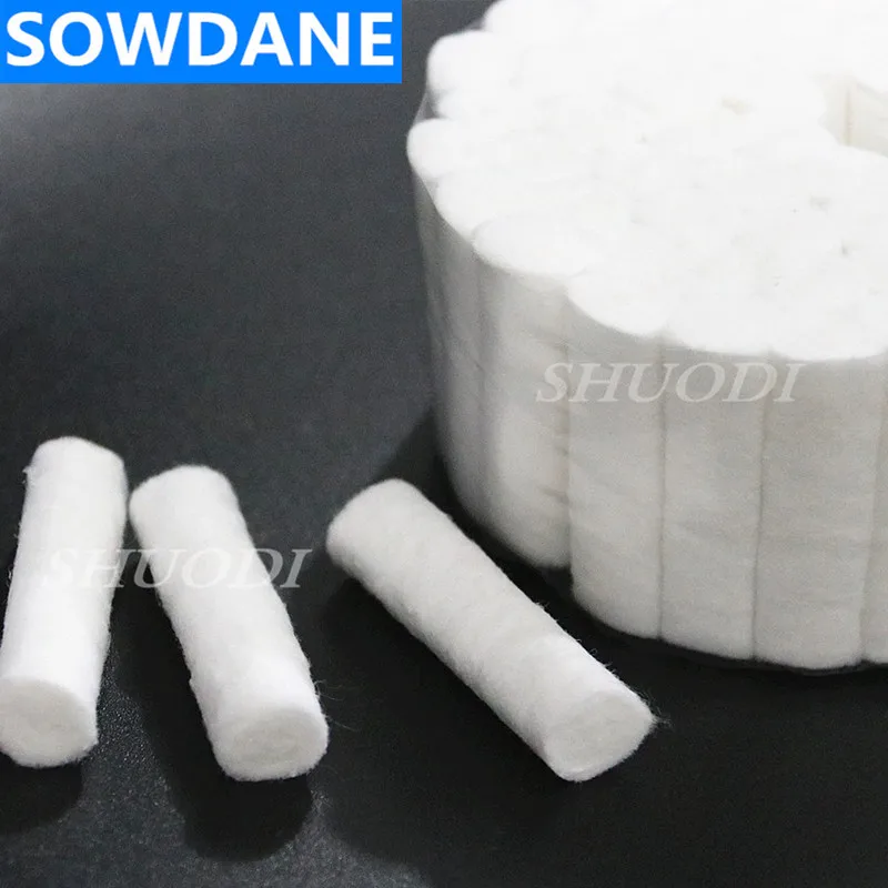 500 шт. (10 пряди рулон чистого хлопка для отбеливания зубов|cotton dental|cotton piecescotton 100 |