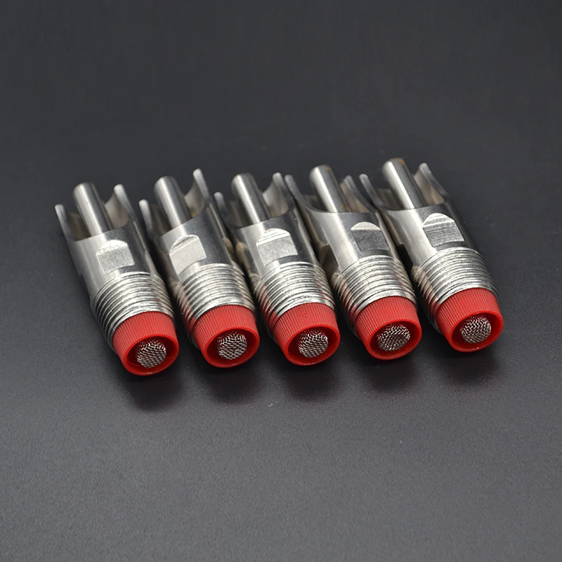 1 шт. 7 5x2 2 см полезный серебристый Соска из нержавеющей стали для свиней