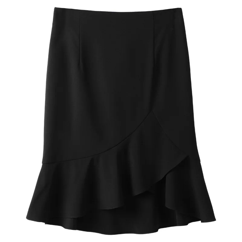 

2021 summer new women's Korean temperament chic wild thin professional OL short skirt high waist bag hip skirt