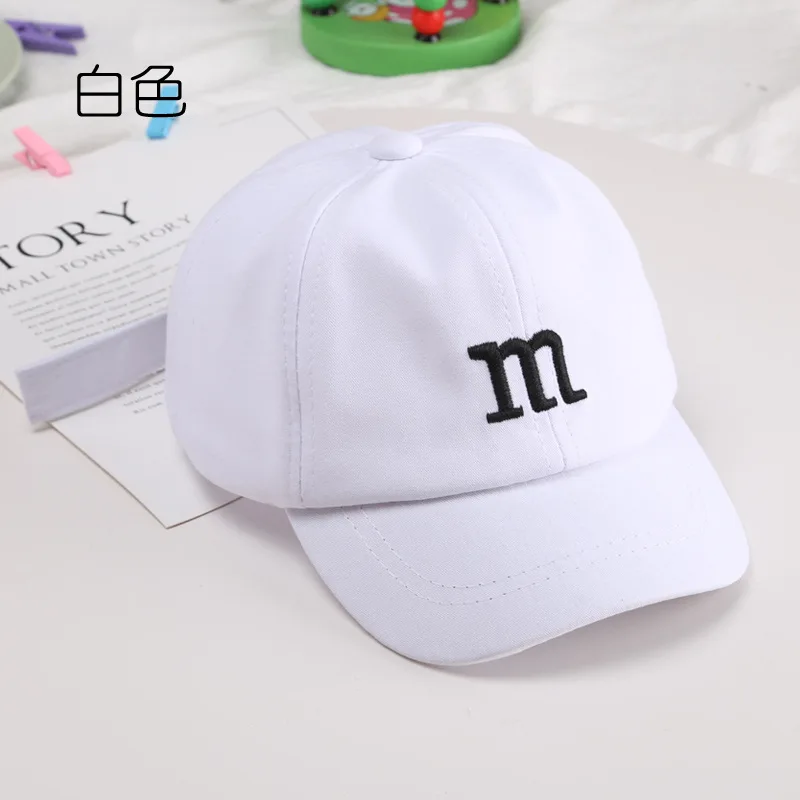 Бейсболка детская в стиле хип-хоп с вышитыми буквами M | Аксессуары для одежды