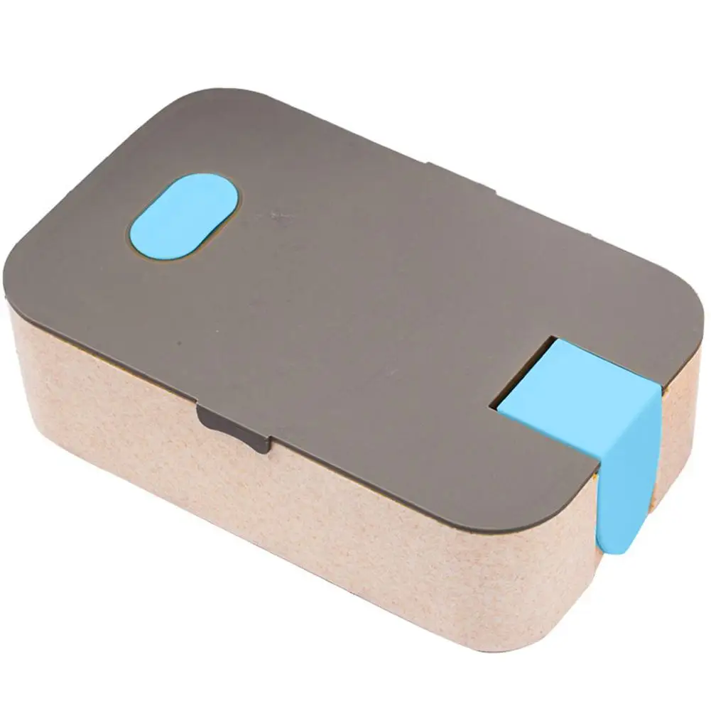 Экологичная коробка для бэнто в японском стиле со съемной подставкой на застежке