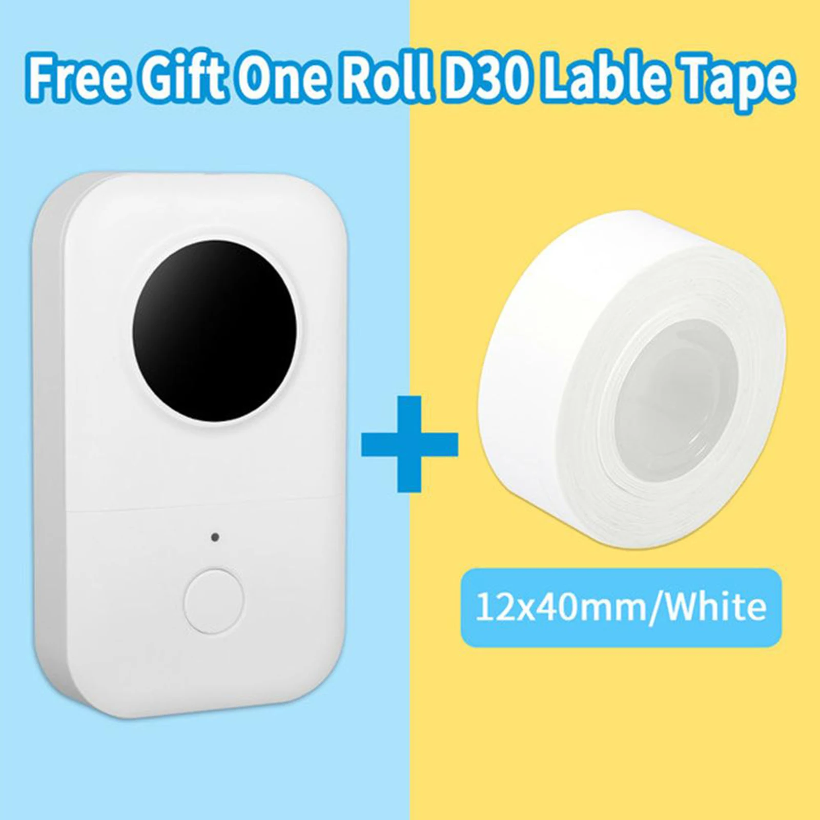 

Mini Portable Bluetooth Thermal Label Maker Apply to Labeling, Office, Cable, Retail and More