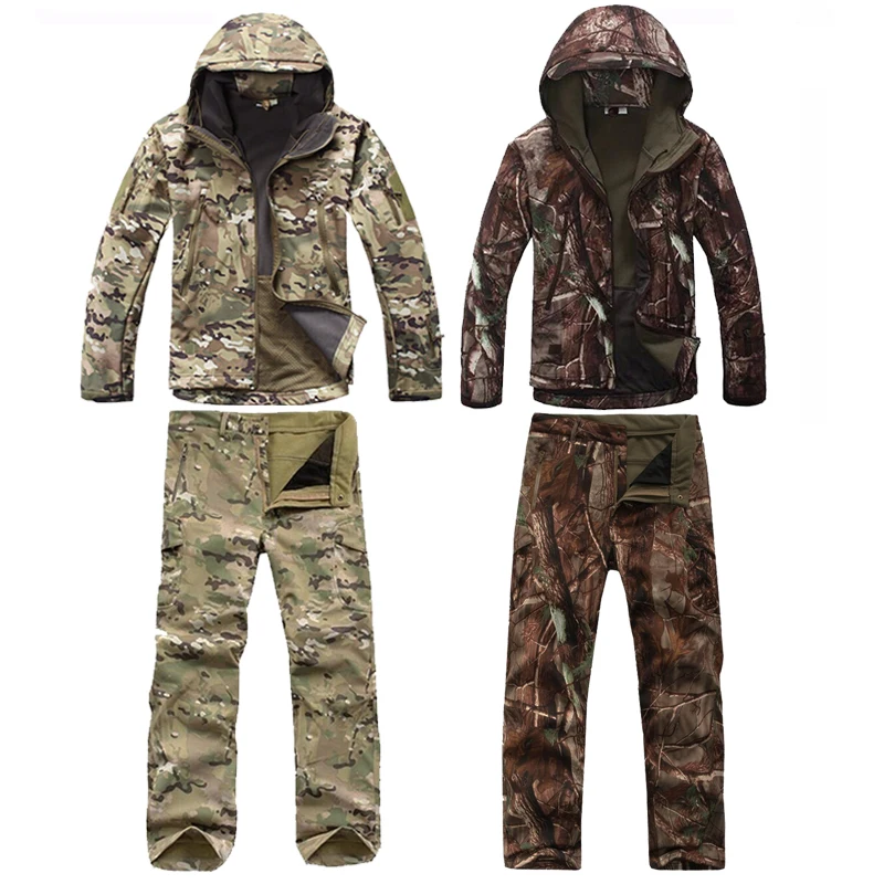 

Тактическая Мужская одежда для страйкбола, Охотничья Военная камуфляжная Боевая форма BDU, костюм, куртка и брюки, ветрозащитная одежда