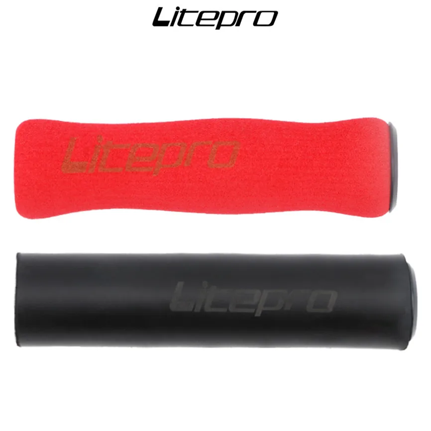 

Litepro MTB Mountain Bike Grip Silicon Sponge Handle Grips Folding Bicycle Universal 22.2mm Cover Non-slip Shock Absorption Grip