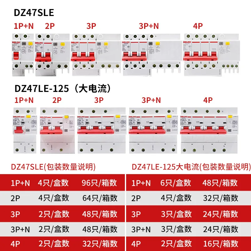 Delixi dz47sle защита от утечки 32a переключатель защиты бытовой воздуха с защитой 63А