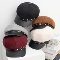 women berets england female retro boinas berets caps for women hats fashion bonnets hats for women octagonal newsboy hats