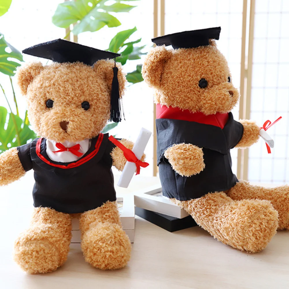 

Bear Doll Stuffed Animal Doctorial Hat Bear Graduation Ceremony Gift