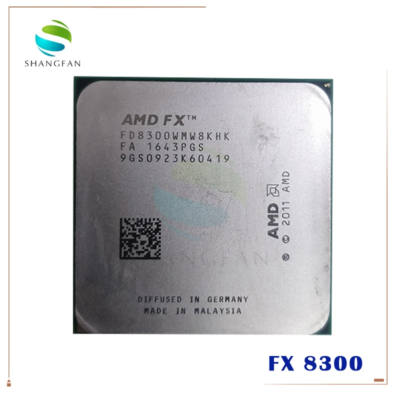 Процессор AMD FX 8300 FX8300 3 ГГц восемь ядер 8 Мб разъем AM3 + FD8300WMW8KHK 95 Вт 8300|processor socket am3|fx