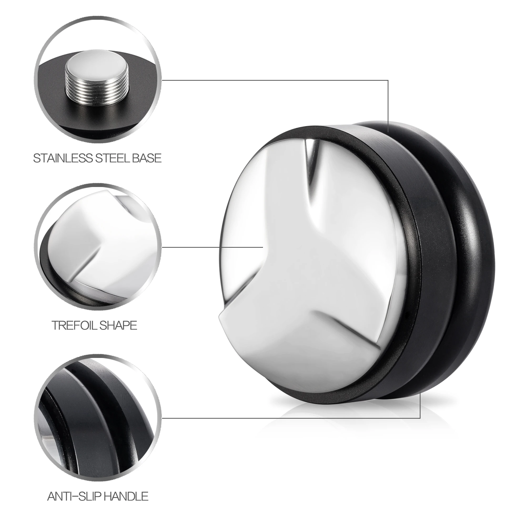 Распределитель и выравниватель кофе из нержавеющей стали 58 мм | Дом сад