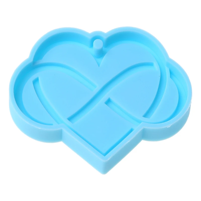 

DIY Crafts Pendant Epoxy Resin Mold Love Heart Keychain Casting Silicone Mould