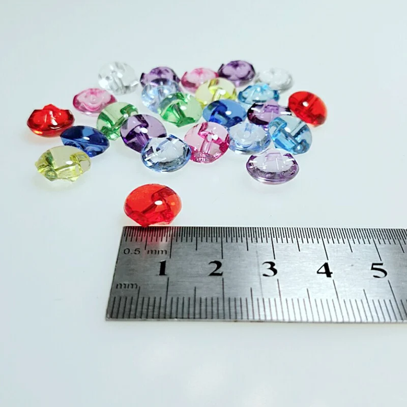 Прозрачные Акриловые пуговицы 12 мм 50/100/200 шт.|Пуговицы| |