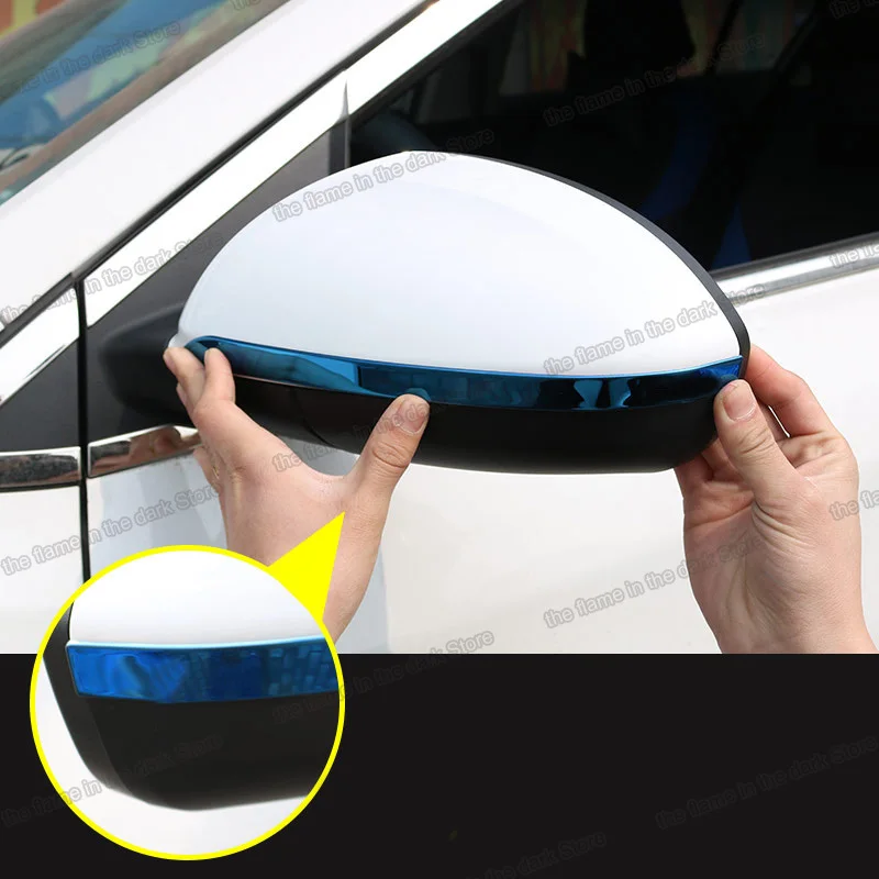 

Lsrtw2017 Stainless Steel Car Rearview Anti-scratch Strip Trims for Chevrolet Cavalier 2017 2018 2019 2020