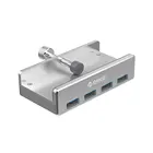 Orico зажим дизайн 4 Порты USB 3,0 концентратор Алюминий сплав Портативный Размеры путешествия зарядное устройство ступицы для ноутбука с SD кард-ридер