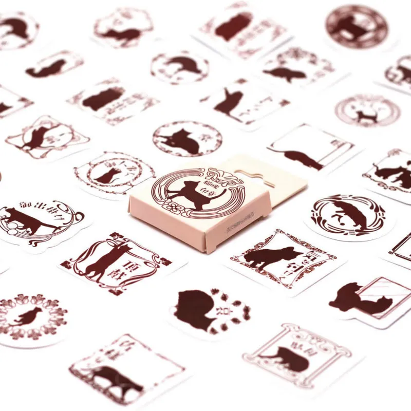 40 шт. этикетка изготавливающая милую собака стикер животных наклейки лучший