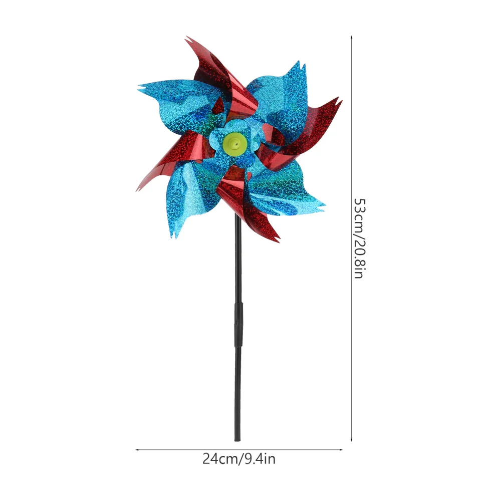 

3Pcs Rotating Windmill Ourdoor Decorative Windmill Garden Balcony Pinwheels
