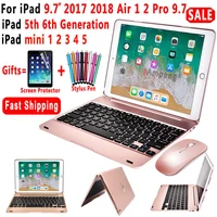 smart keyboard case for apple ipad 9 7 2018 2017 5th 6th generation air 1 2 air1 air2 5 6 pro 9 7 a1893 a1954 a1822 mini 2 3 4 5