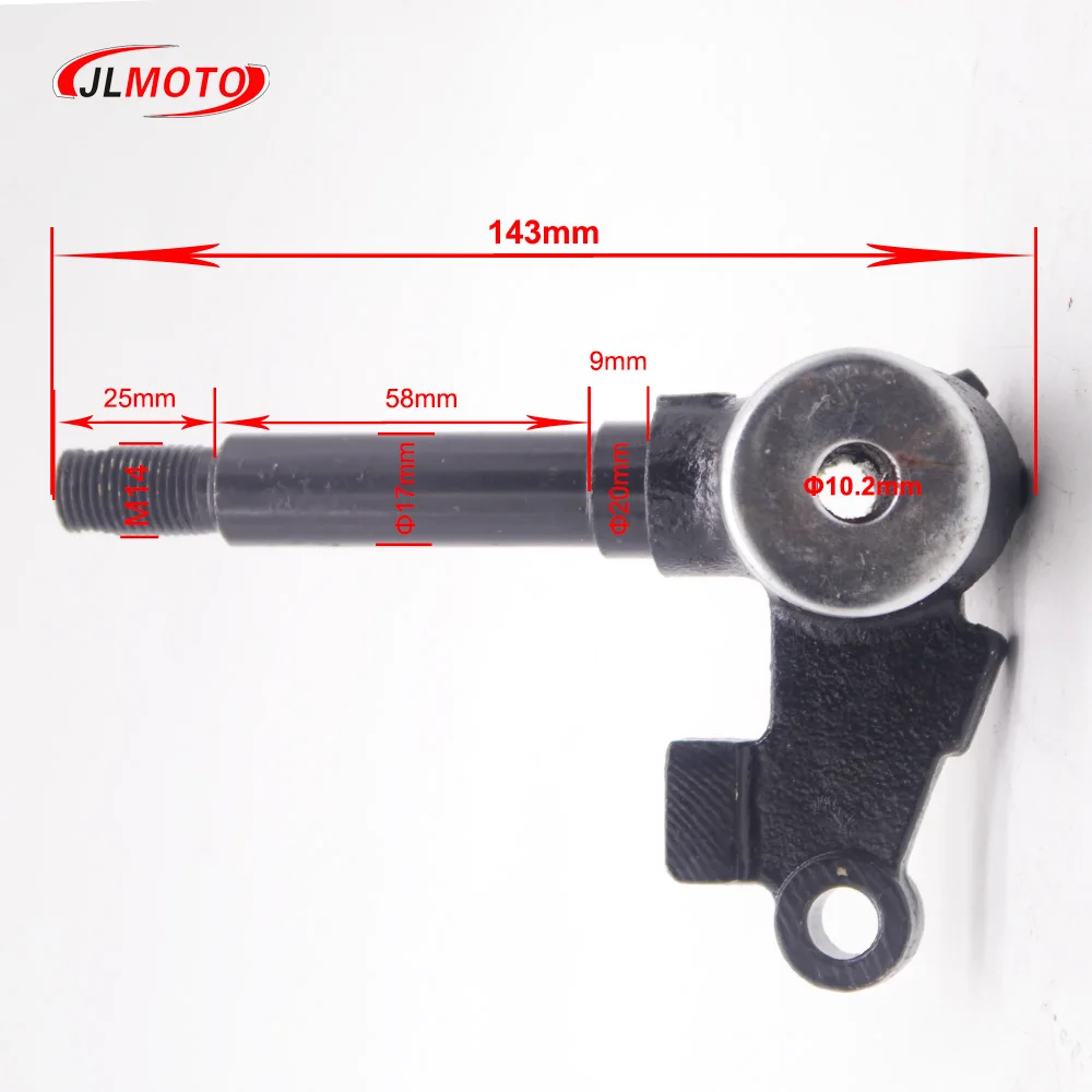 1 пара шпинделей рулевой стойки подходит для 50 куб. См 110 Барабанный тормоз