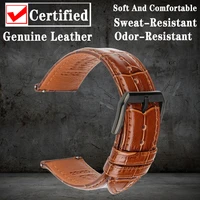 quick release leather watch band for tissot seiko longines mido watch accessories cow leather strap bracelet watchband