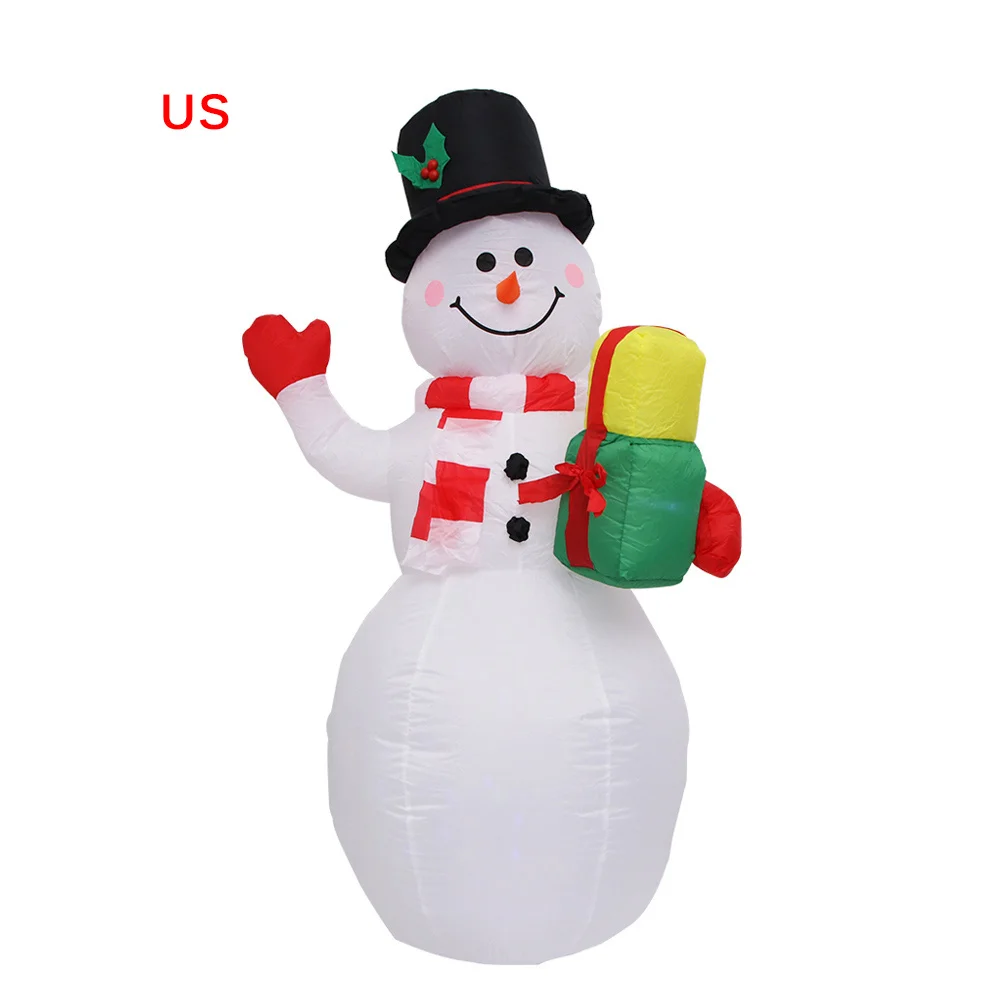

Inflatable Santa Claus Night Light Figure Outdoor Garden Toys Christmas Party Decorations New Year 2021 150cm US EU Plug
