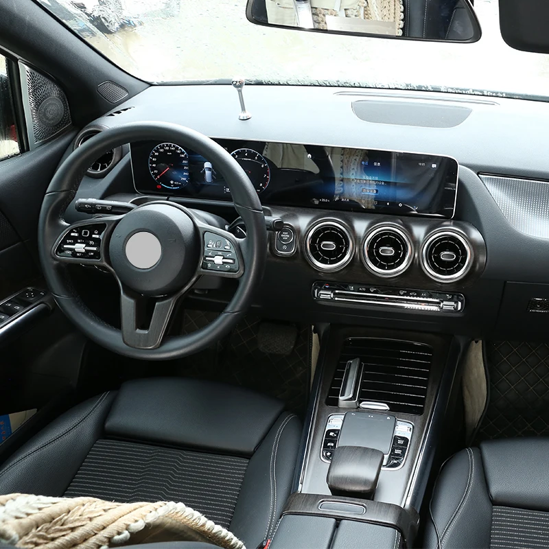 Зернистость из дуба для Mercedes Benz B GLB Class W247 X247 2020 декоративная крышка интерьера