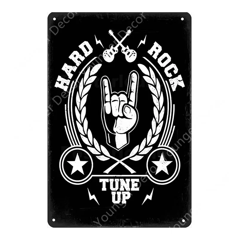 Ретро Рок рулонный плакат кантри музыка Джаз ACDC винтажные металлические знаки вечерние украшения для паба бар кафе клуб украшения стен YI-092 - Цвет: YD3260EI