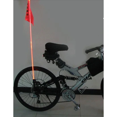 Безопасные велосипедные флаги со светодиодный Ной подсветкой 30 х20 см