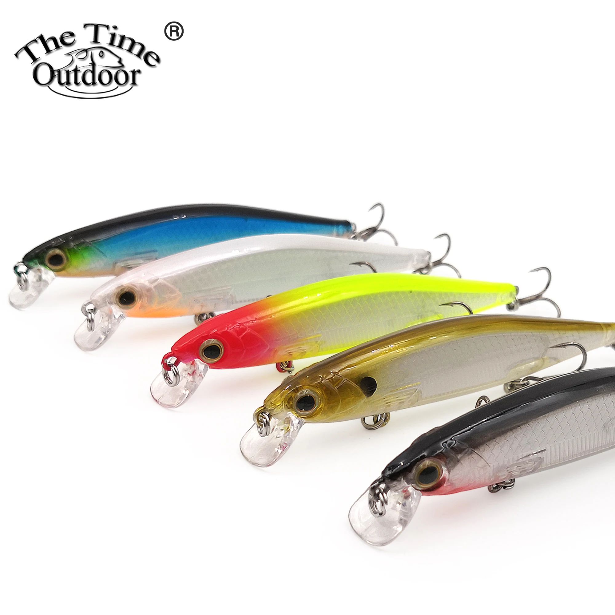 Рыболовная приманка медленно тонущий Джеркбейт гольян 110 мм/12 5 г жесткая