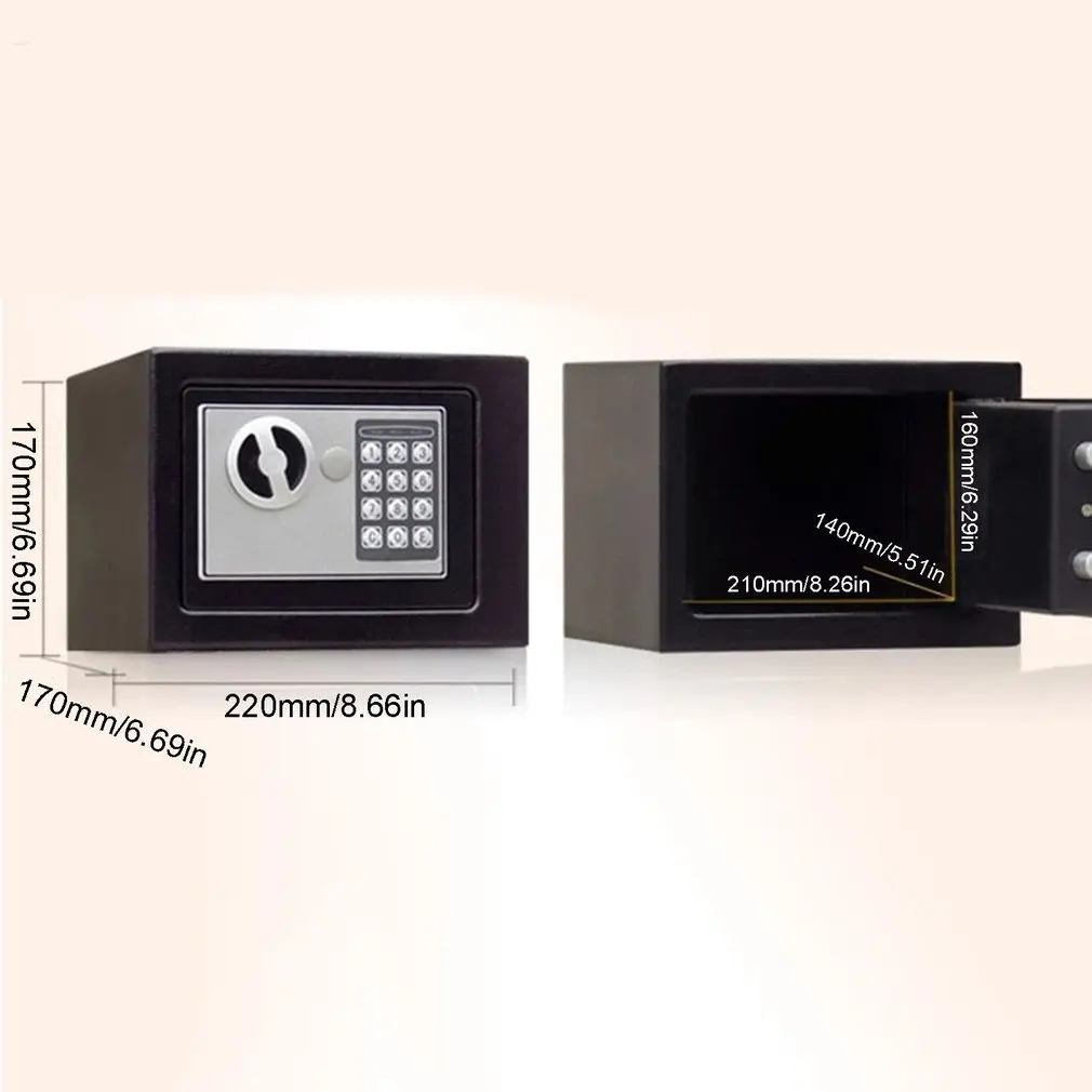 

Electronic Password Mini Safe Creative Birthday Gift For Boys And Girls Power Sound And Light Prompt Password Lock Safe