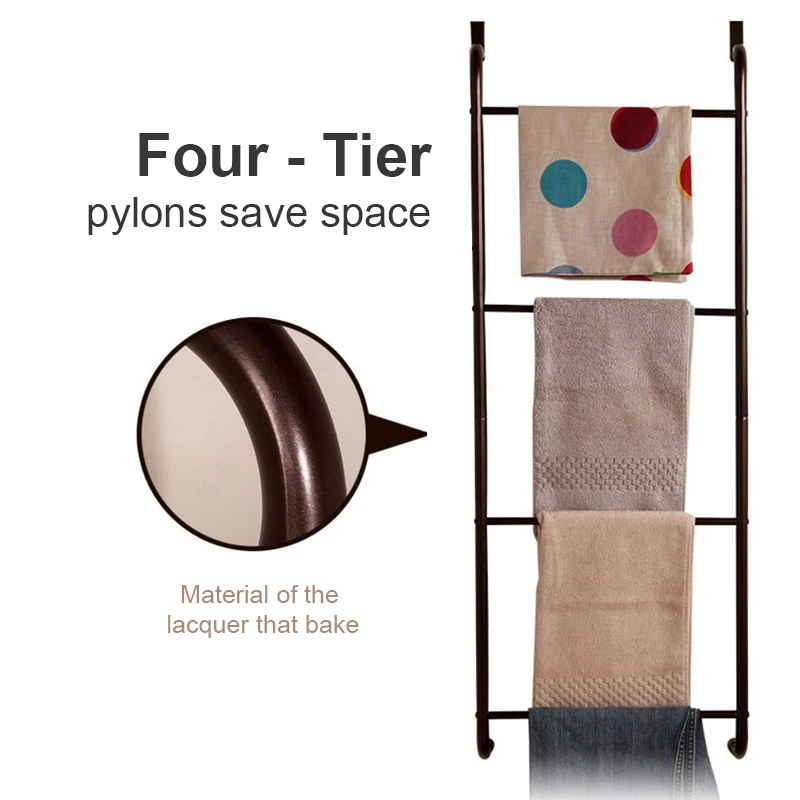 4-слойная вешалка для одежды подвесная хранения полотенец домашние Органайзеры |