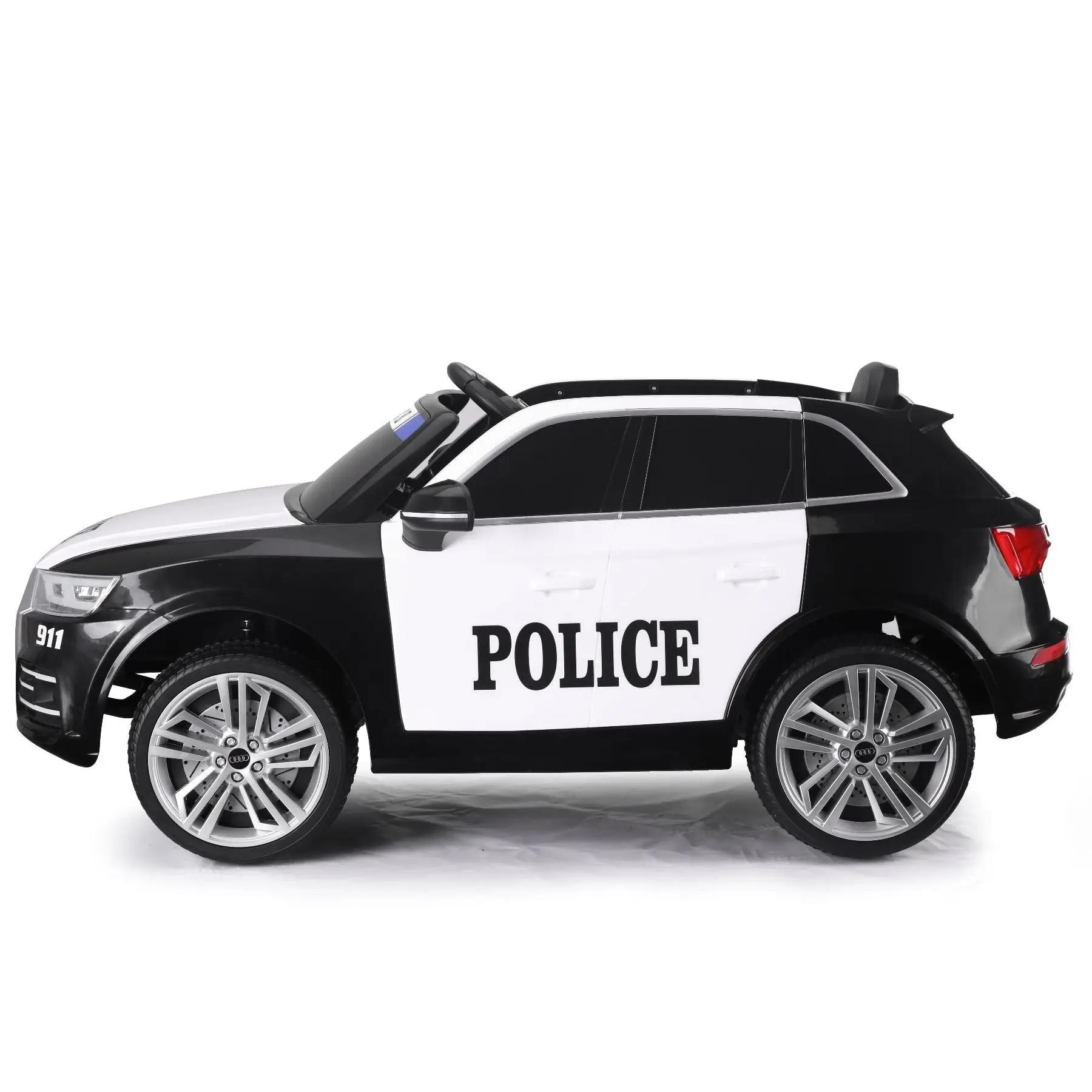 COCHE ELÉCTRICO PARA NIÑOS AUDI Q5 POLICIA 12V RC|Каталки-пушкары машинки| |
