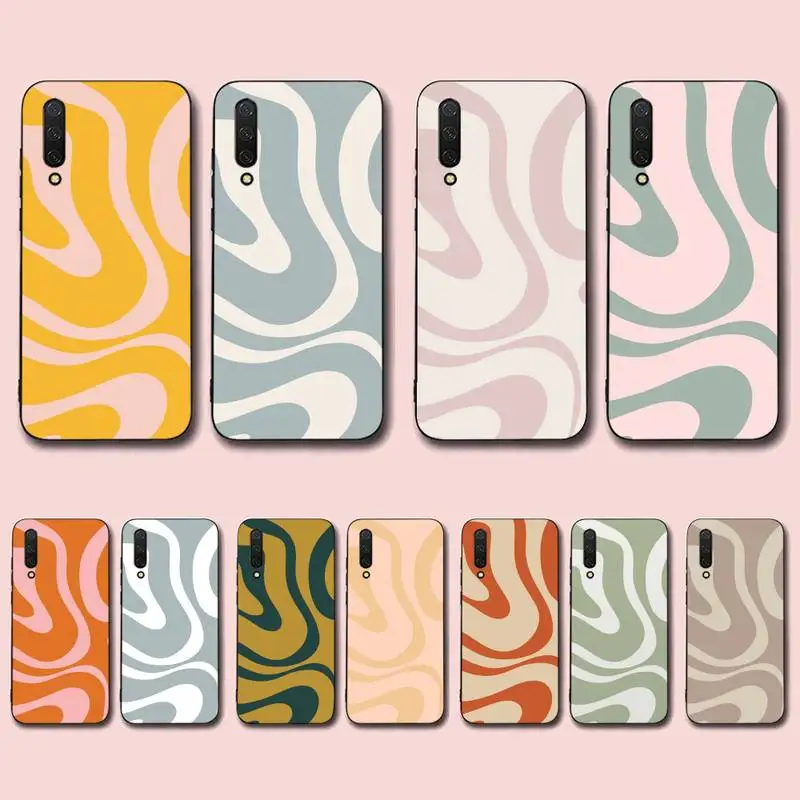 

Liquid Swirl Abstract Pattern in Beige and Sage Green Phone Case for Xiaomi mi 5 6 8 9 10 lite pro SE Mix 2s 3 F1 Max2 3