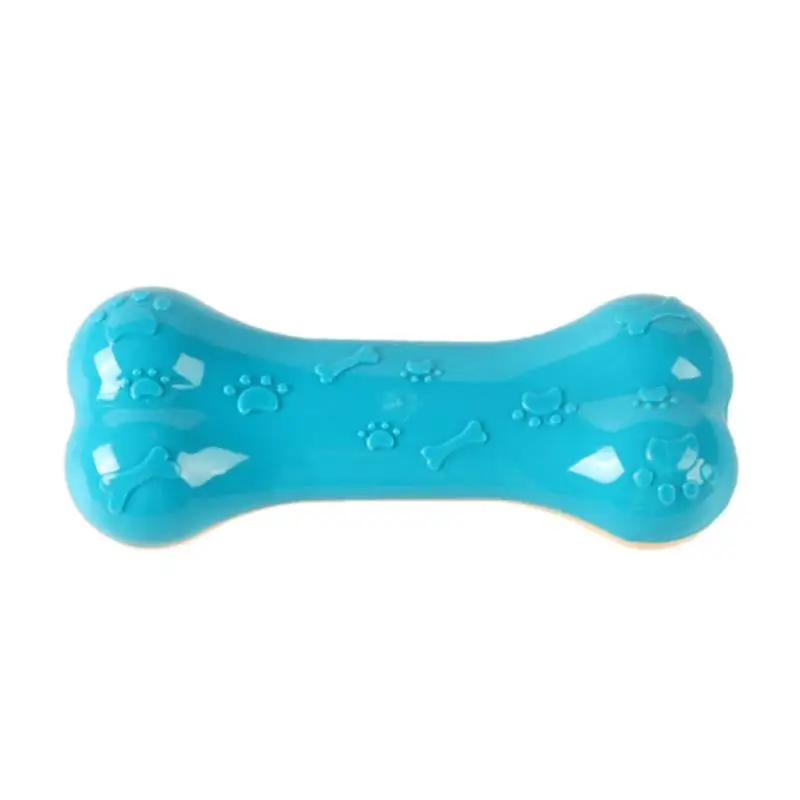 

New Pet Dog Toy Interactive Rubber Pet Dog Cat Puppy Chew Toys Bone Shape Teeth Chew Toys Tooth Cleaning Dog Toys