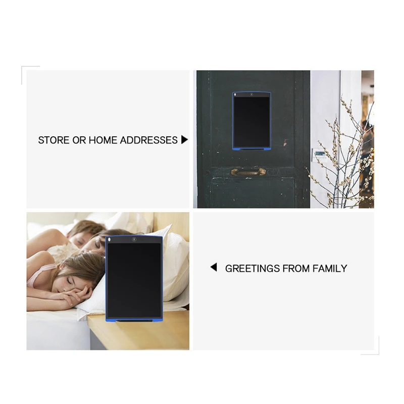 12 дюймов ЖК-дисплей e записи ультравысокой частоты планшет для рисования Memo доска