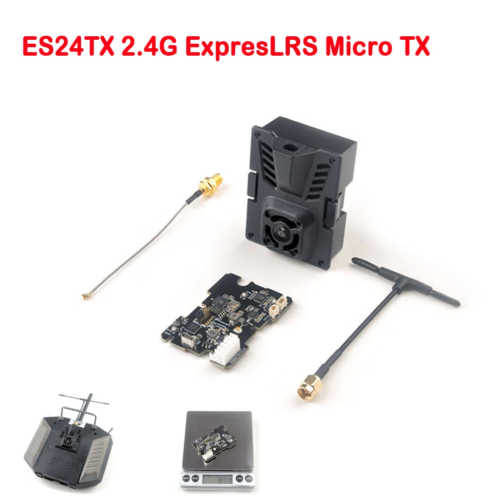 Радиопередатчик HappyModel ExpressLRS ELRS ES24TX 2 4G Micro TX для EP1 EP2 RX OpenTX радиопередатчик TX16S TX12