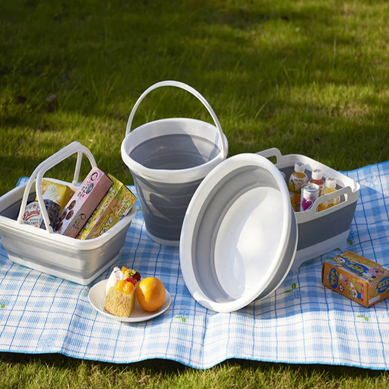 Складной Водонепроницаемый складной бассейн силиконовый инструмент для мытья