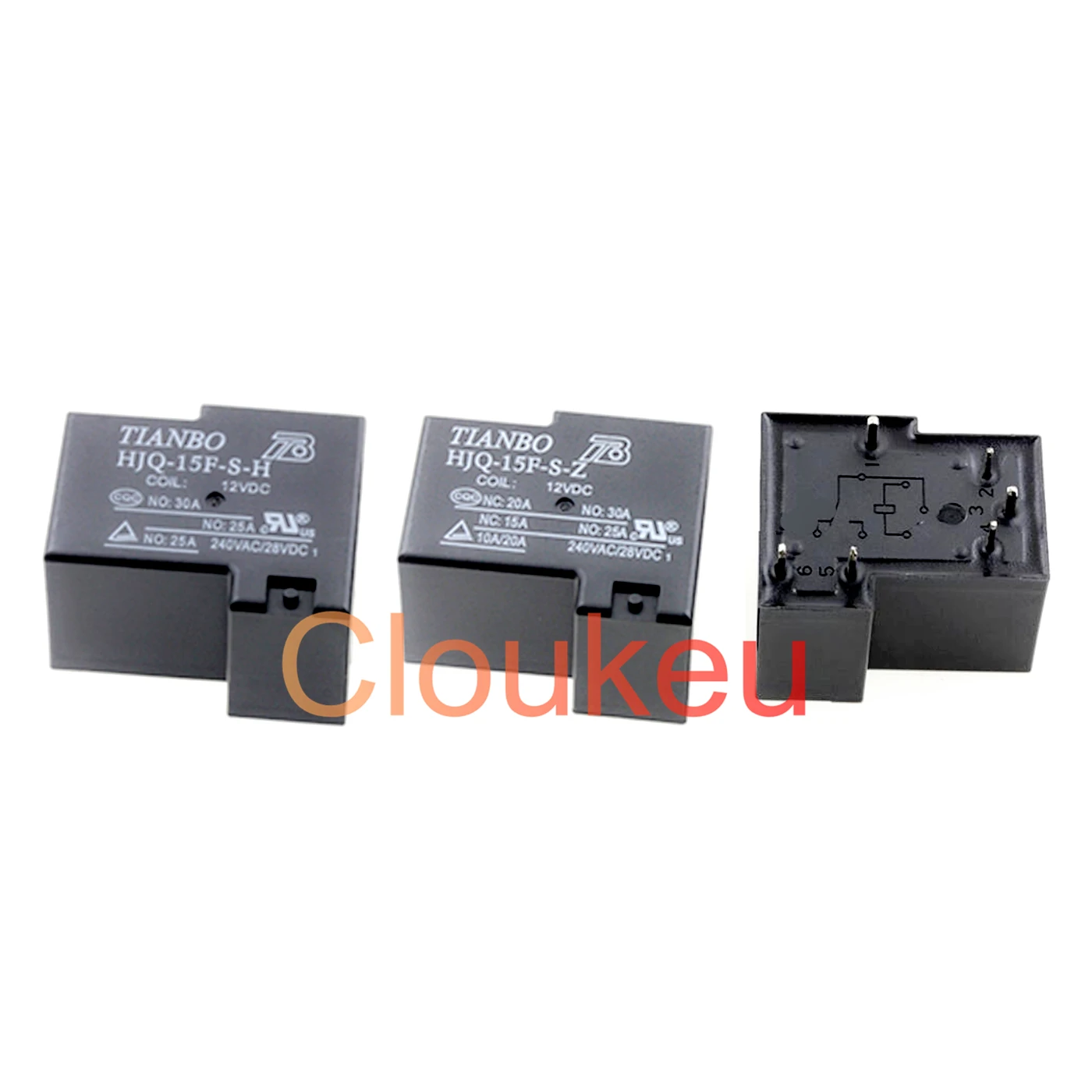 Реле HJQ-15F-S-H -Z 5V 12V 24VDC 20A 5pin 6pin | Строительство и ремонт