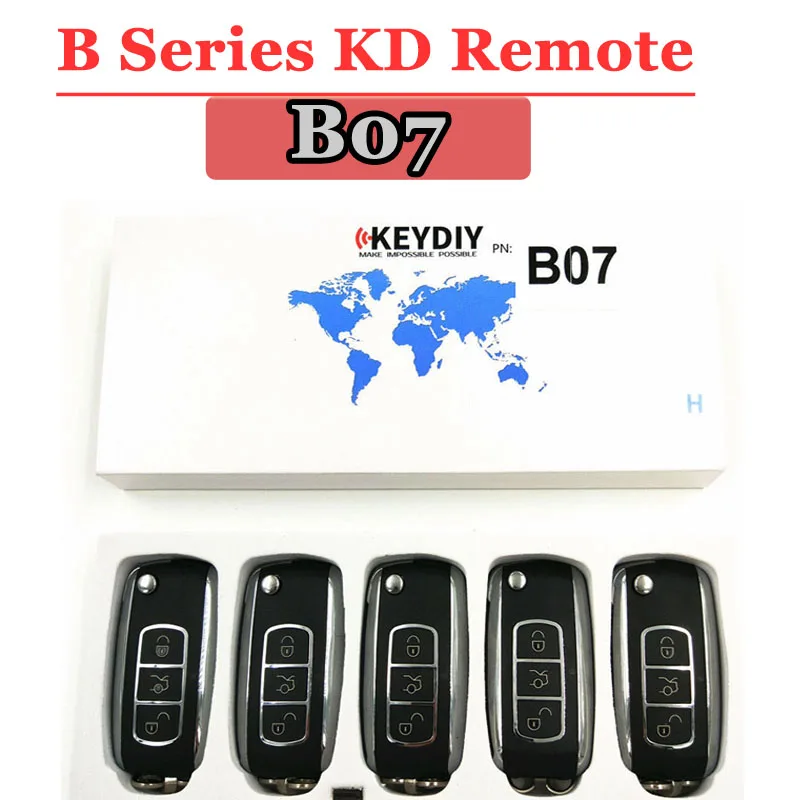 KEYDIY (5 шт./лот) KD900 дистанционный ключ B07 3 кнопки B Series пульт дистанционного